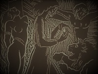 engraving of early Christian martyrs